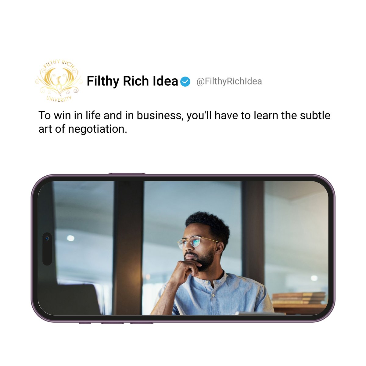 FilthyRichIdea tweet picture