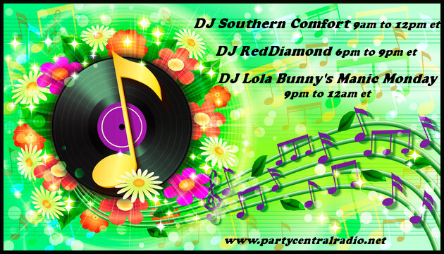 Monday: Enjoy the music of partycentralradio.net as we play a mix that is sure to get you started dancing through your week