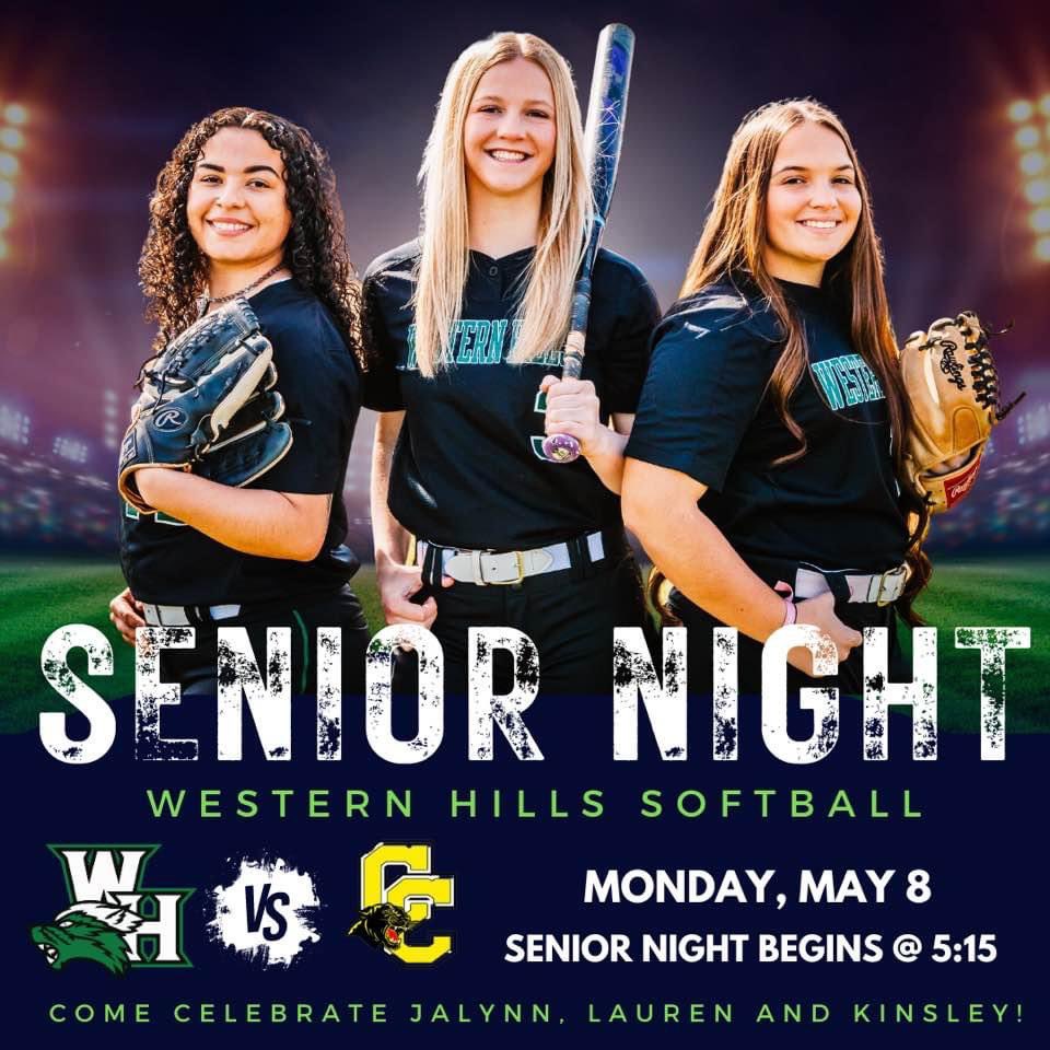 Hills_SB's tweet photo. Come out tonight and help us celebrate our three Seniors and their contributions to our program.  Senior Night festivities start at 5:30.  #HillsSBFamily #HillsPride #ThisPitch https://t.co/A7MGaXUzTB