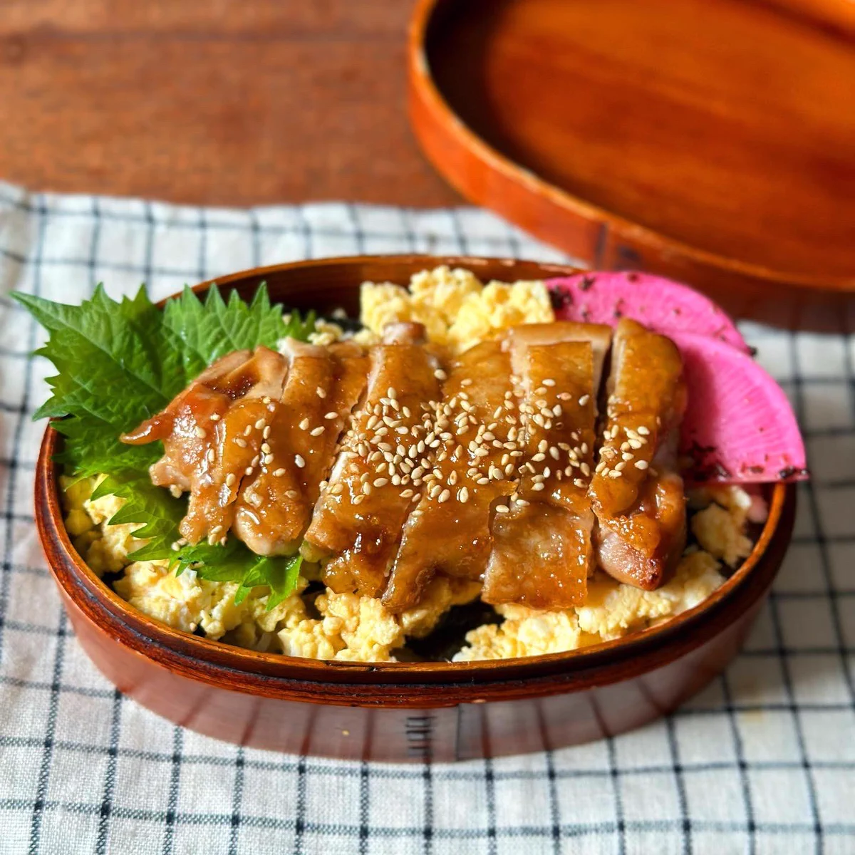 シンプルだけど間違いない美味しさ♪『簡単！照り焼きチキン弁当』