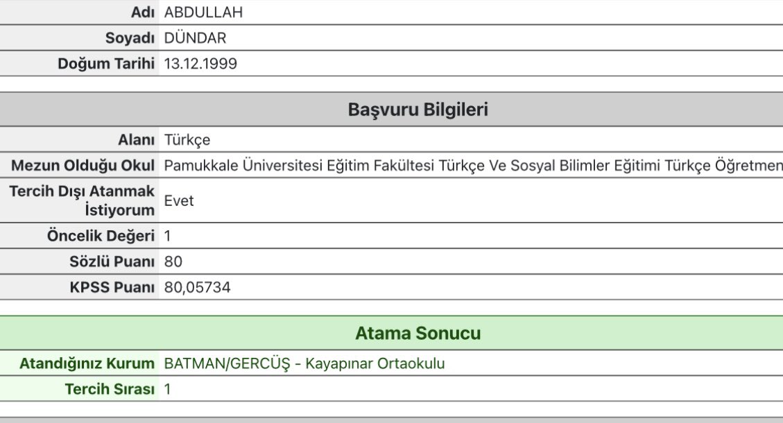 İlk yılımda başardımm😎