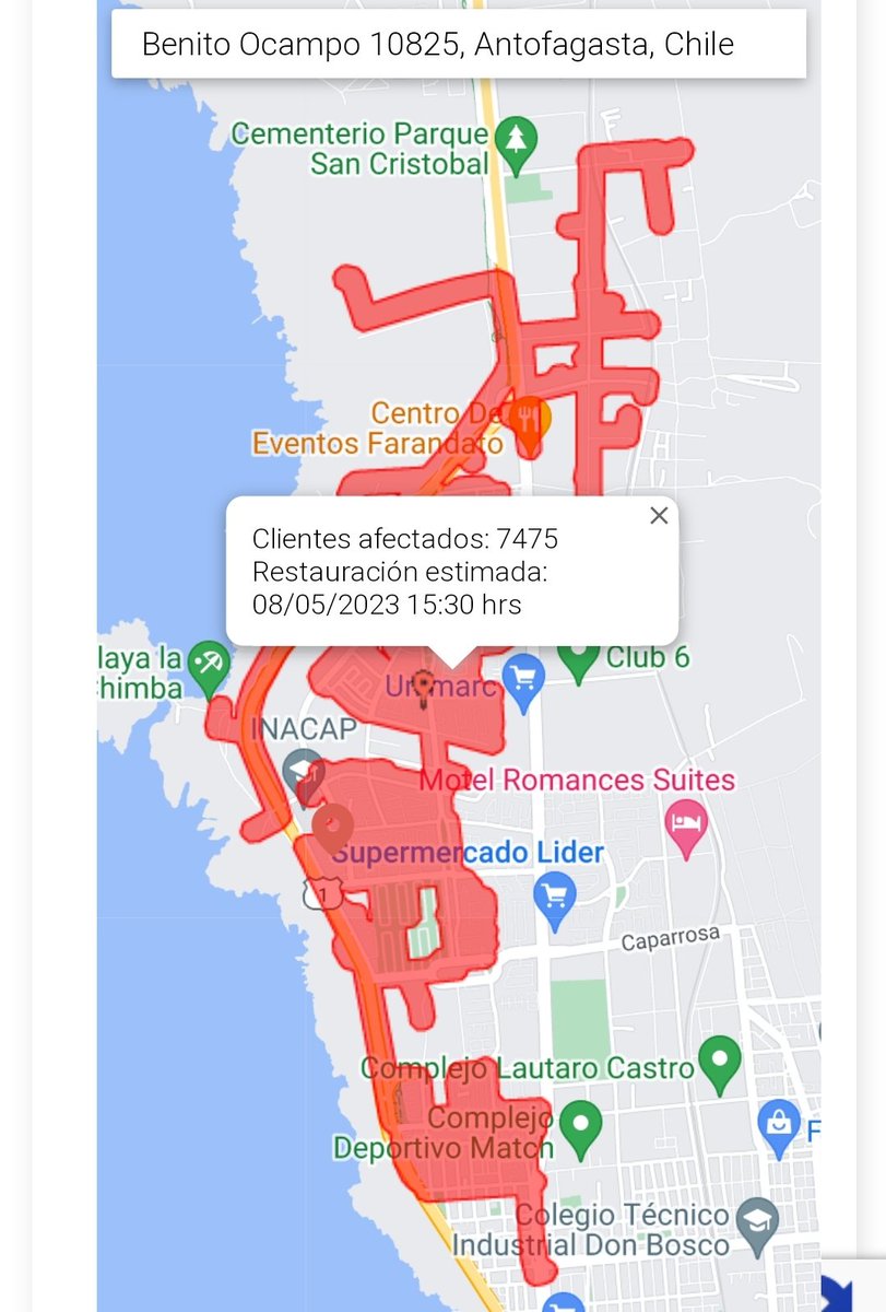 Hasta cuando hay q soportar la inoperancia de <a href="/CGE_Clientes/">CGE Clientes</a>?
O simplemente hubo un choque a un poste?
Den alguna información clara...
#Arica #Antofagasta #Iquique #laserena #Valparaíso #santiago #Concepcion #PuntaArenas