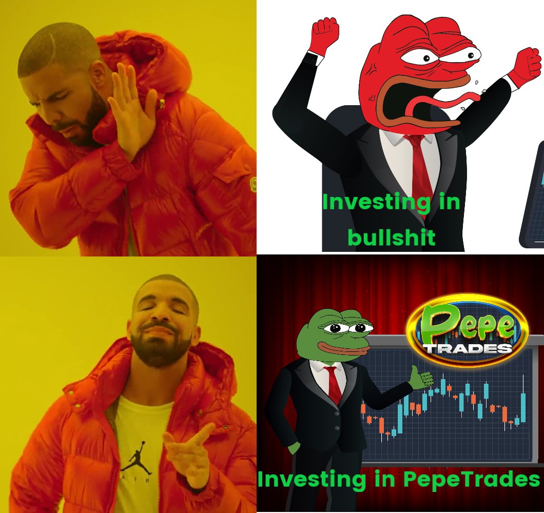💪 Stand stronk with #PepeTrades! 🐸
Our vision, investment strategy, and vibrant community set us apart. 
Don't miss out on the REAL MVP
pepetrades.io
#memecoins #eth #pepe