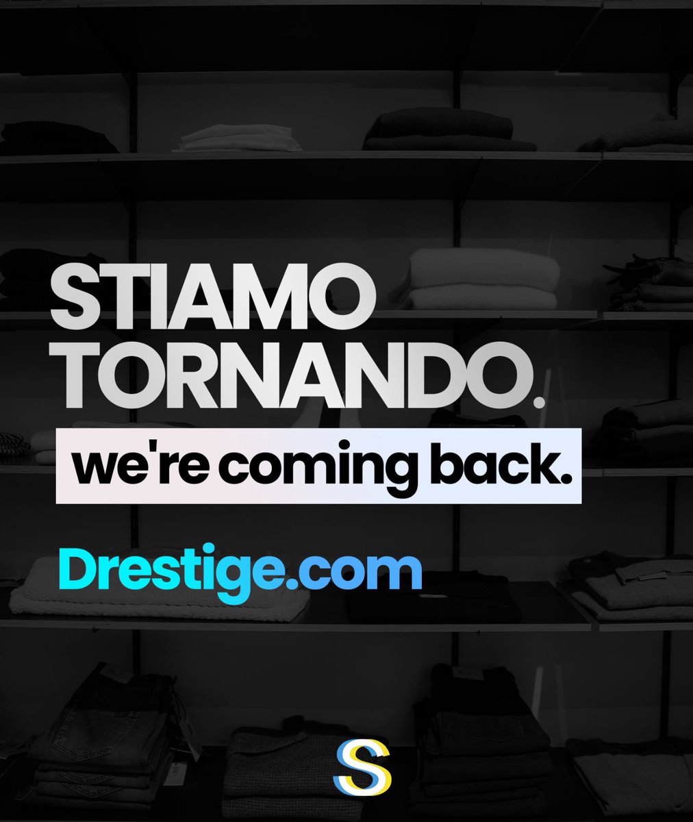 drestigeshop's tweet photo. Resilienza https://t.co/EC2m6kxy4B