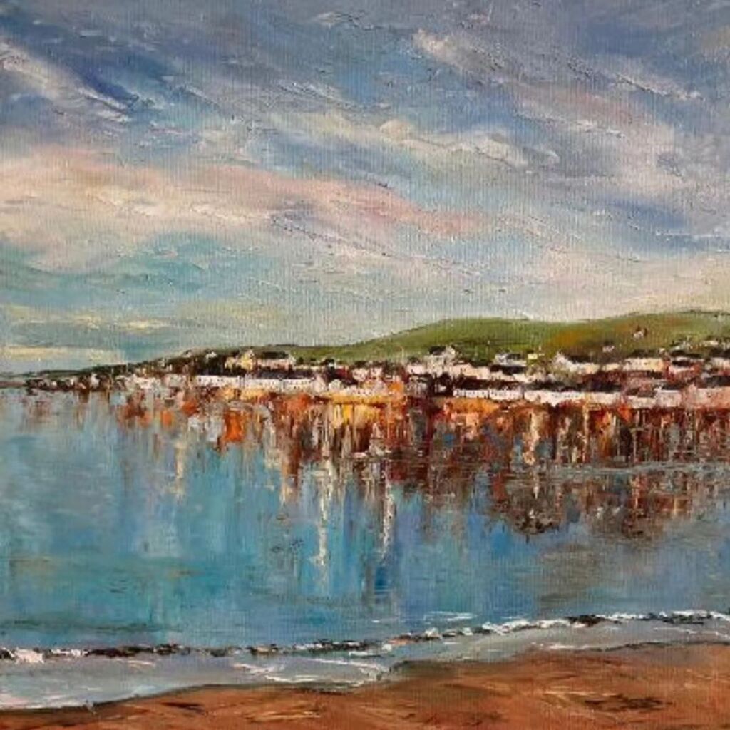 HFDcraftguild's tweet photo. There'll be loads of Anna Cummings superbly colourful land and seascapes at the RHS Spring Garden Show from 11-14th May.
#oilpainting 
#landscape
#seascape
#malvernhills 
#annacummingart 
#HerefordshireGuildofcraftsmen 
#herefordshire https://t.co/uWRaiLrLYm