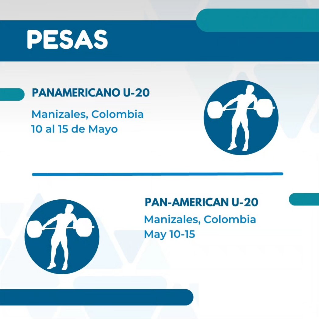 ACODEPAOficial's tweet photo. 📢¡Atención!

Estas son las competencias que nos esperan está semana 🤩

//

📢 Attention!

There are the competition that await us this week 🤩 https://t.co/toCFysAIL3