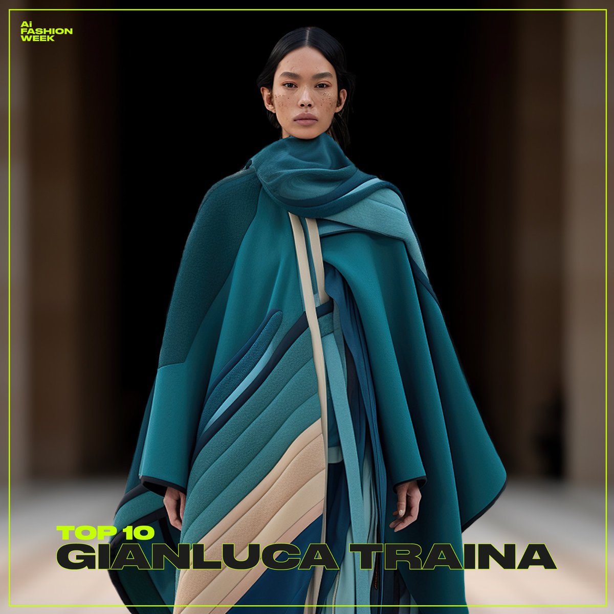 aifashionweek's tweet photo. Top 10: GIANLUCA TRAINA 🎉

#aifw23 https://t.co/xg3UZ6UjKY