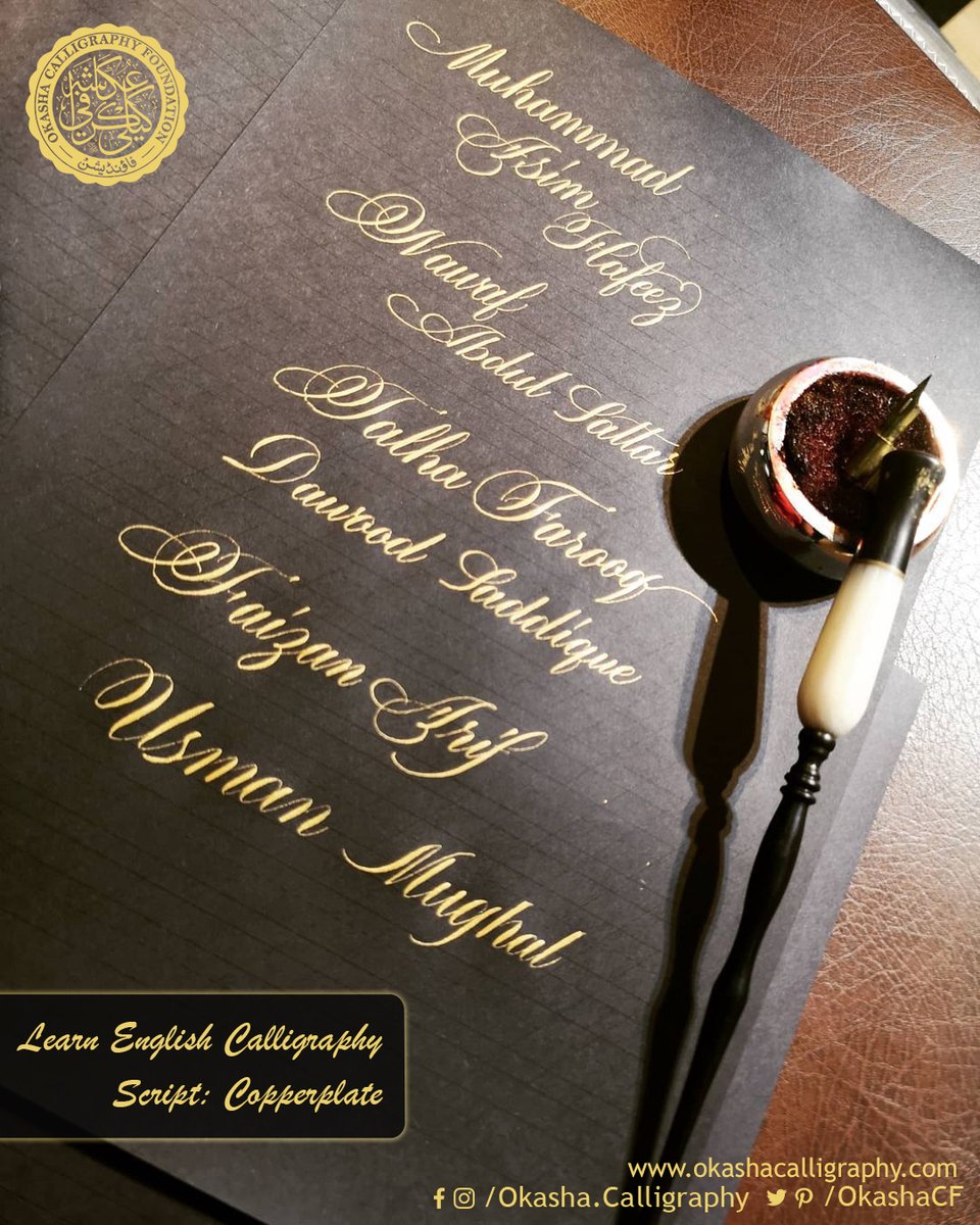 OkashaCF's tweet photo. The magic of calligraphy is such that a simple word becomes a piece of art. 
#calligraphy #moderncalligraphy  #calligraphyart #calligraphymasters #calligraphycommunity #LearnCalligraphy #EnglishCalligraphy #learnenglishcalligraphy #okashacalligraphyfoundation https://t.co/tVFkp4QFw3