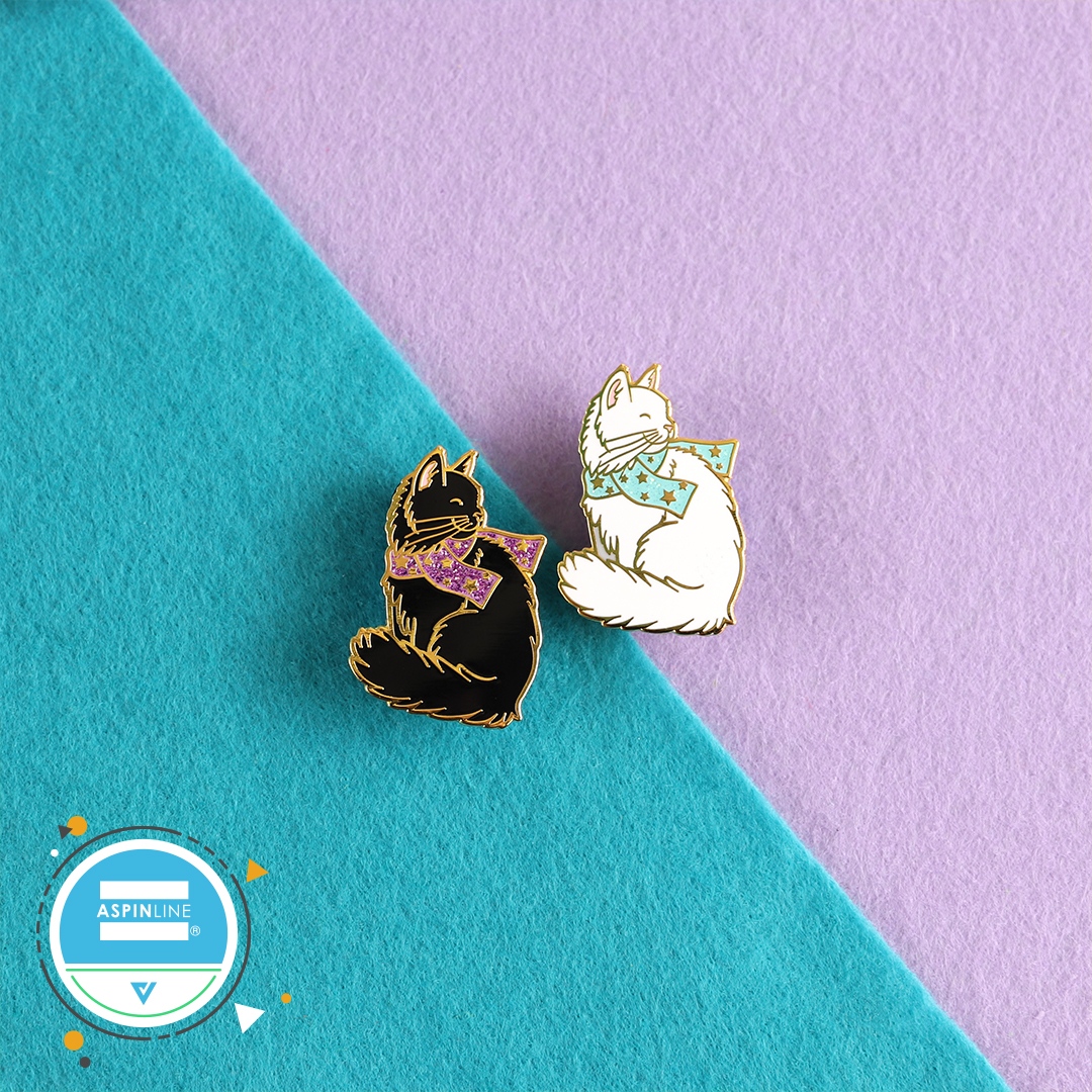 🐈‍⬛ Black & White Cats⁠
⁠
Hard Enamel Pin Badges with Gold Plating

#Aspinline #pin #pins #pinbadge #pinspinspins #pinbadges #hardenamelpins #cloisonnepin #hardenamelpin #pinspired #pinspiration #pinoftheday #pinsfordays #pinlove #pinlover #pincollector #pincollection