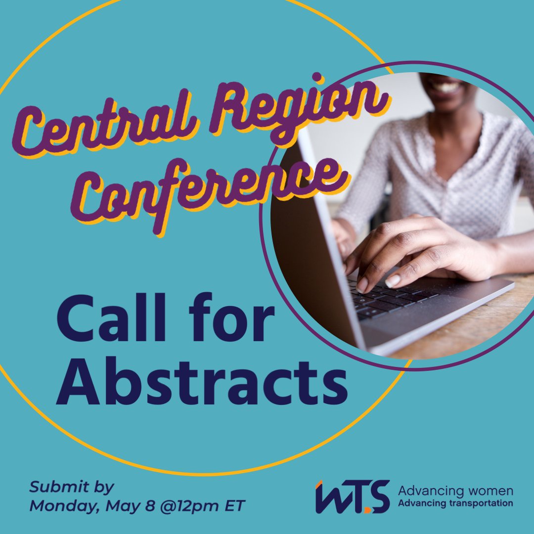 WTSColumbus's tweet photo. Submit your abstract for WTS Central Region 2023  “Our Time Is Now” Conference! Abstracts by 12pm ET today! https://t.co/vWmHUDOJrf. Contact us at centralregion@wtsinternational.org if you have any questions or would like to get involved! https://t.co/bBN9ePoJA7