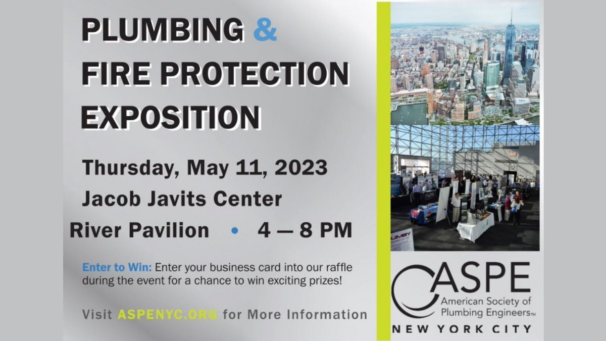 ParPlumbing's tweet photo. ASPE 2023 Plumbing &amp; Fire Protection Exposition https://t.co/YoqRATUwZU