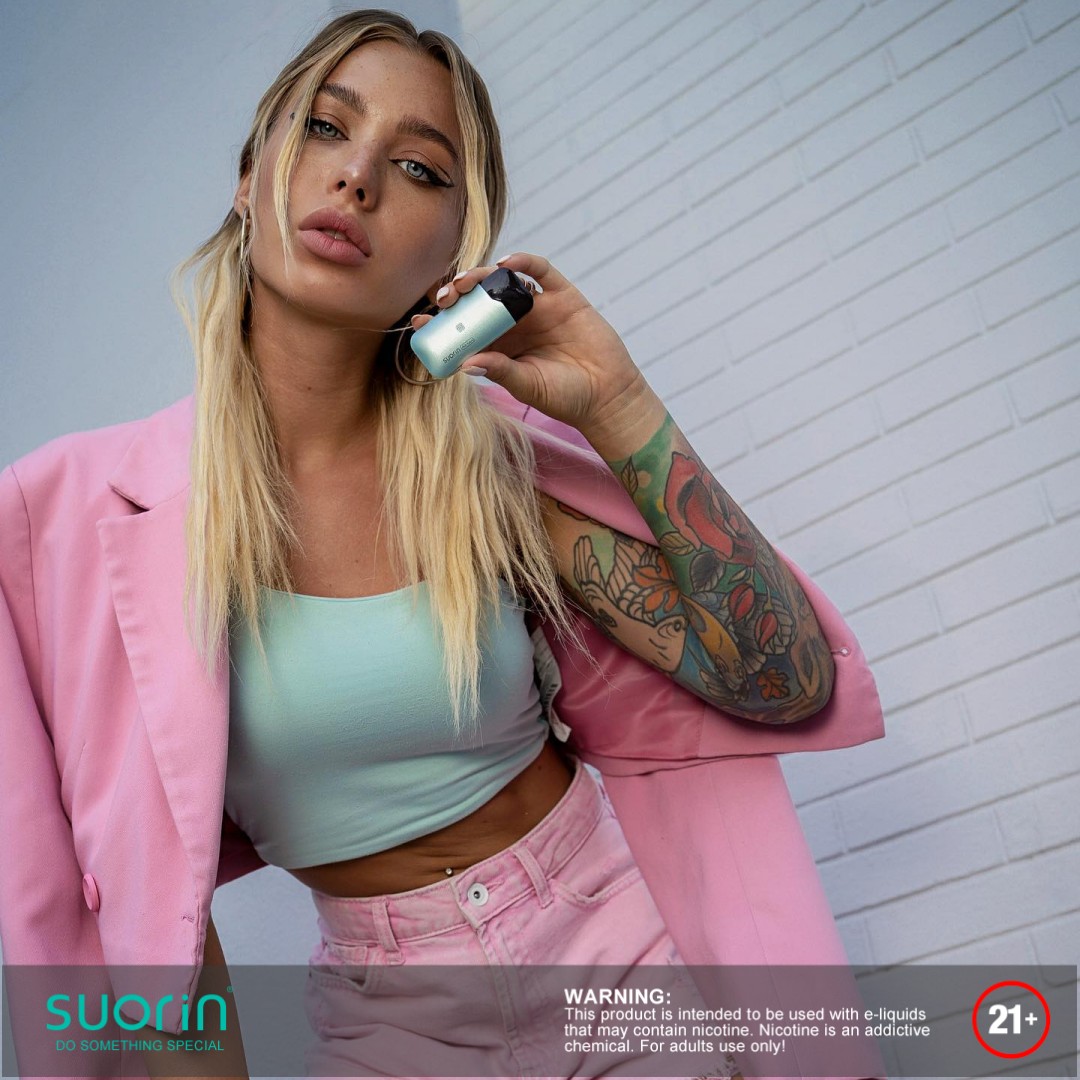 Suorin Air Mini is a sleek and trendy model that allows you to take your style wherever you go! 😎

Warnings: This product is only for adults.

#suorin #suorinairmin #vapergirl #vaperscommunity #vaperings #podmod #vapeclouds