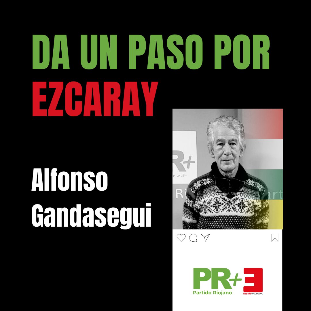 🔴⚪️🟢🟡 Da un paso por #Ezcaray con Alfonso Gandasegui y la coalición @PartidoRiojano  y @EspanaVaciada / @riojavaciada  

#LaRioja #daunpasoportutierra #riojanoscomotú #EspañaVaciada