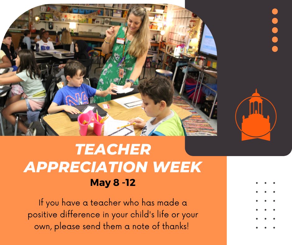 CCCSDtweets's tweet photo. It is Teacher Appreciation Week!! 

To all of our AMAZING TEACHERS..... thank you for your continued commitment and dedication to our students and district!! https://t.co/bEF49D8zTO