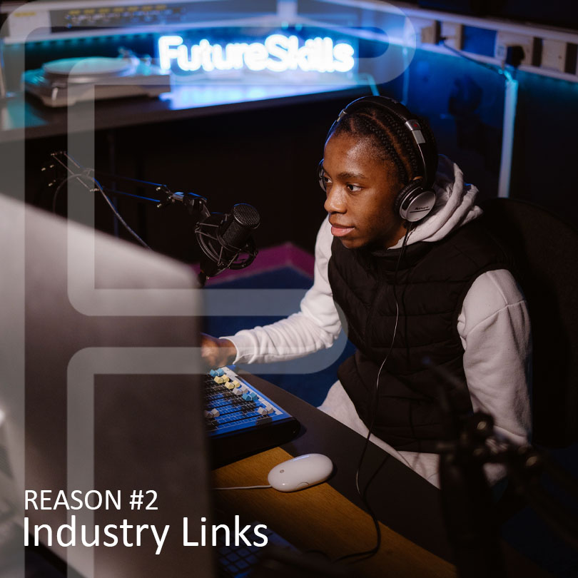 Located in the heart of MediaCityUK, our students have access to some of the most up to date and industry accurate resources available.

View our latest news article here: ow.ly/mMW450NRoAn

#FutureSkills #10ReasonsWhy #Reason1