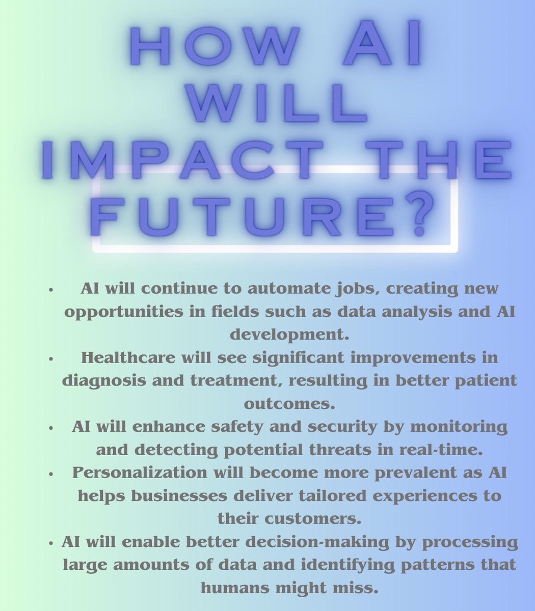 Transforming #Industries and Enabling Innovation: The Revolutionary Impact of #AI on the #Future 

#AIimpact #futuretech #innovativeAI #digitaltransformation #artificialintelligence #industry4.0 #futureofwork #AIrevolution #innovationhub #techinnovation #disruptivetechnologies