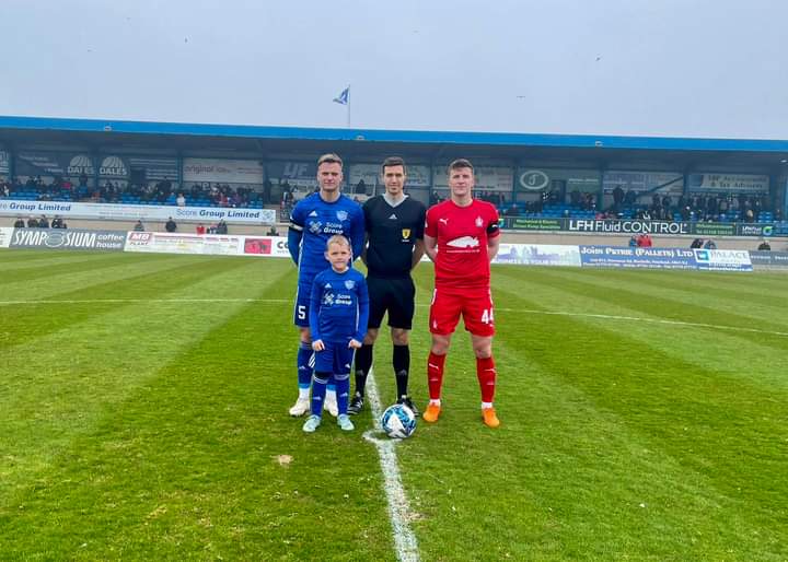 This little lad is Coby Strachan and he hasn’t missed a game the whole season. Coby is already keen to renew his season ticket as a true Blue Toon we were more than happy to have him lead out the team for our last game of the season with our skipper <a href="/Jasonbrown5/">JCB</a>.👏🏻🔵⚪️💙