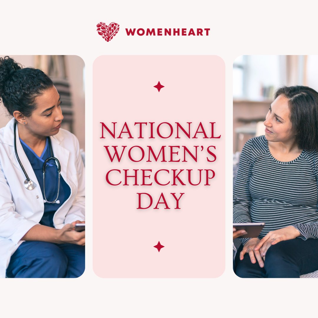 WomenHeartOrg's tweet photo. Happy National Women's Checkup Day! Let’s prioritise prevention for a healthier future. 💪❤️🩺

#WomensHealth #HeartHealth #PreventionIsKey #NationalWomensCheckupDay https://t.co/83JSn9C2tI
