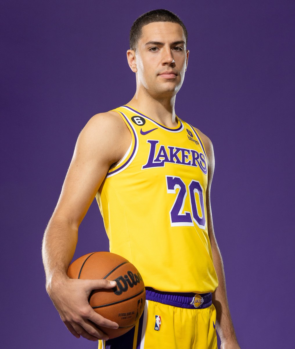 NBA's tweet photo. Join us in wishing @coleswider21 of the @Lakers a HAPPY 24th BIRTHDAY! #NBABDAY https://t.co/vp0CcnukoL