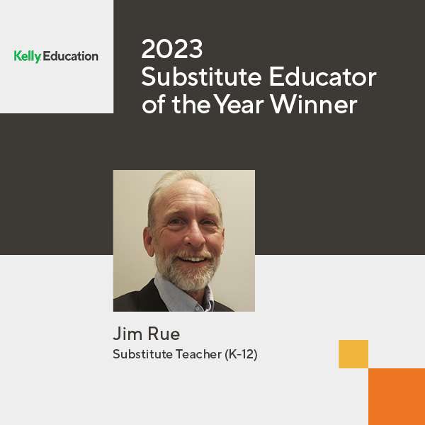 kellyeducation's tweet photo. This week, we celebrate our Substitute Educator of the Year winners. Meet Jim Rue, a retired teacher turned substitute teacher in St. Paul, Minnesota. Find out why his colleagues nominated him in this article and video. https://t.co/Z9mifcVgAE #ThankATeacher https://t.co/rUX5CA01OU