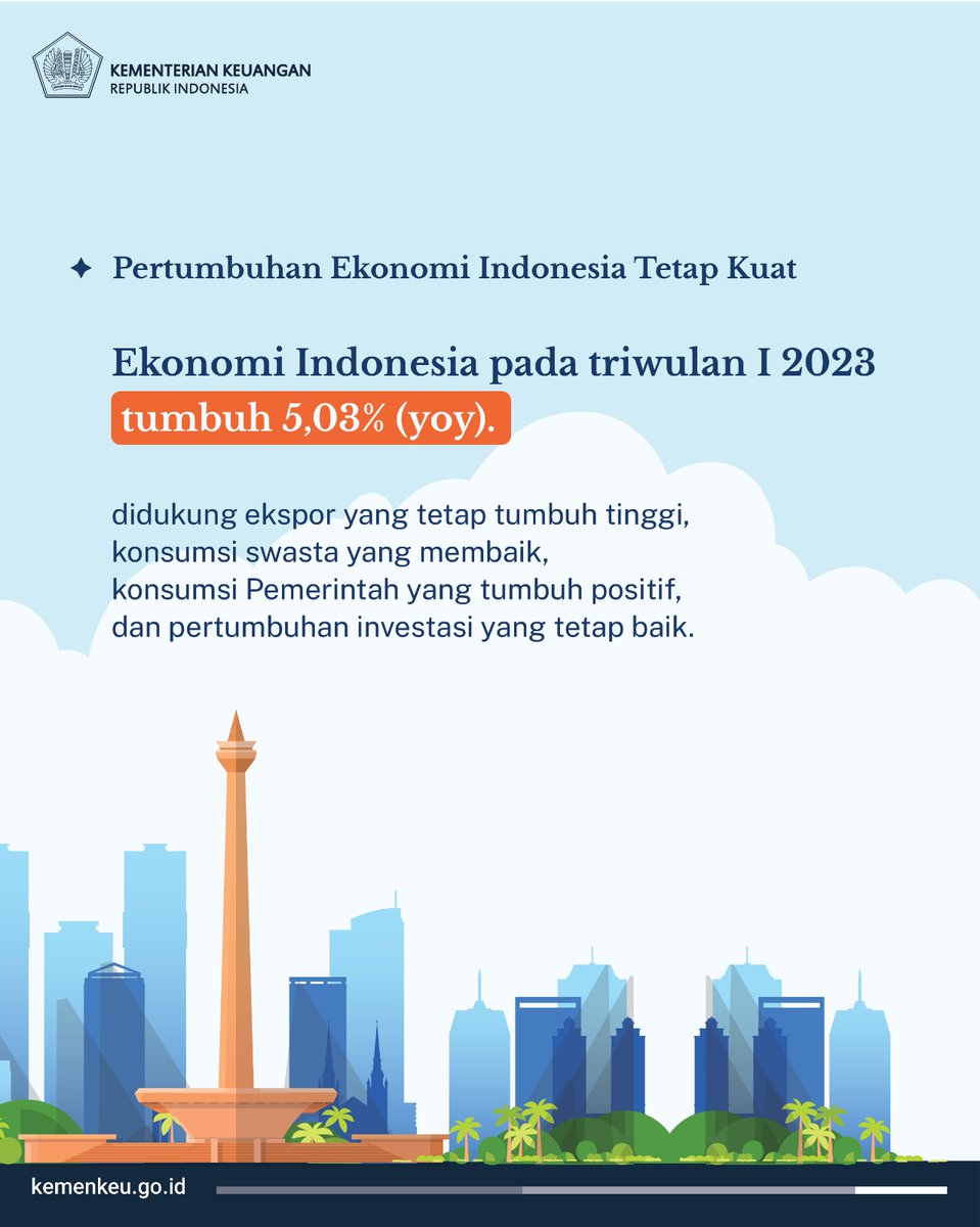 KemenkeuRI's tweet photo. Bagaimana kondisi ekonomi Indonesia menghadapinya? https://t.co/0l3KkooMTb