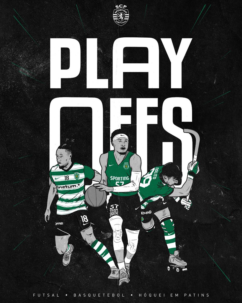 SportingCP's tweet image. Vão começar os 𝙥𝙡𝙖𝙮-𝙤𝙛𝙛𝙨 das #ModalidadesSCP 🔥 

Bilhetes já à venda para os dois primeiros jogos na casa das modalidades: #BasketSCP na 4.ª feira e #HóqueiSCP na 5.ª feira 👉 bit.ly/3VEpILX