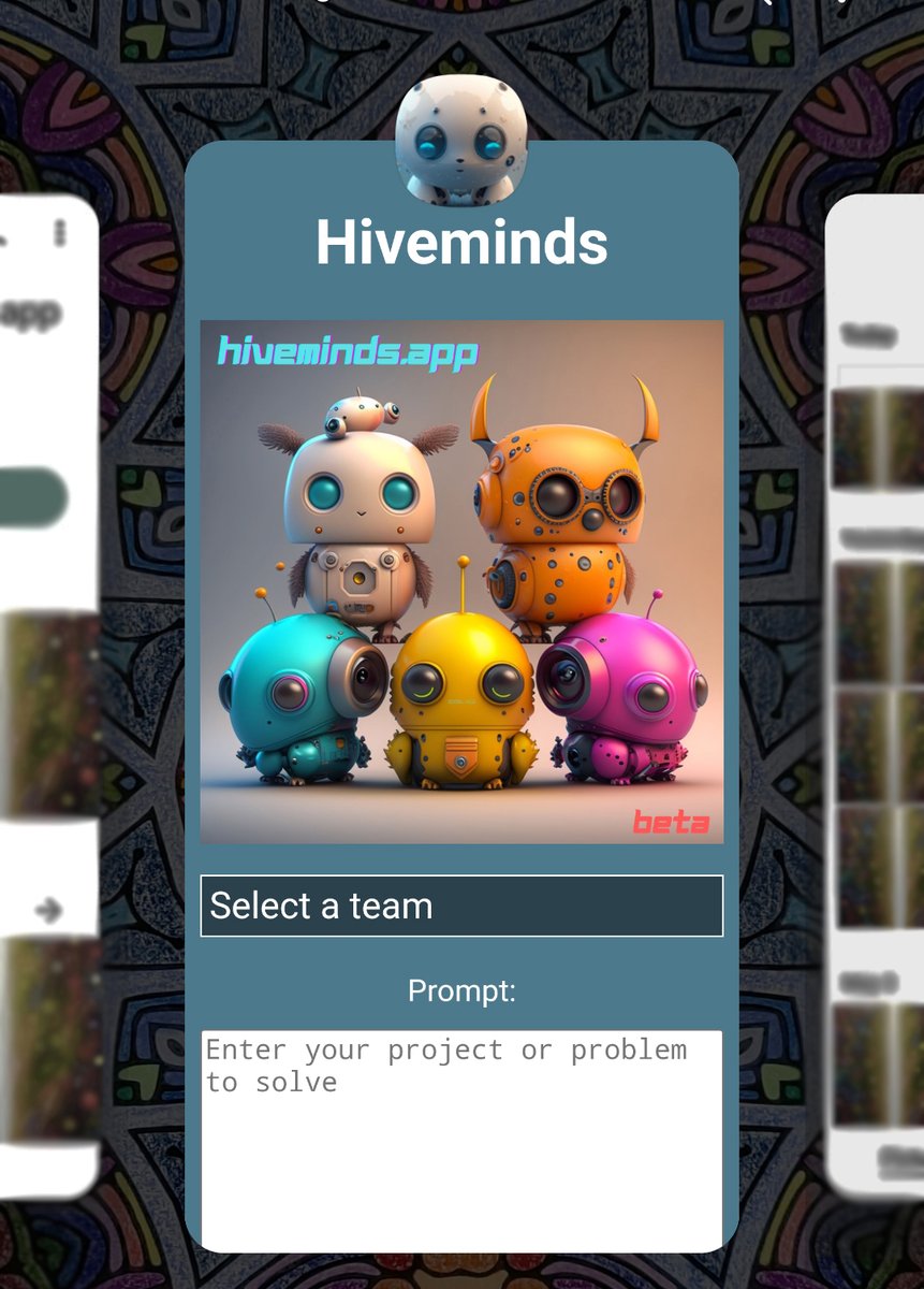 MetaMindsAPP's tweet photo. 🌟 Discover #HivemindGet 🌟 AI agents unite, chat &amp; ignite 🔥 Solving complex problems, day &amp; night 🌓 Give https://t.co/V0v9ObuewJ a try 📲 Join the revolution, let your mind fly! 🚀 👉 #MondayMotivation @coreycottrell @ramsus @20011981 https://t.co/tTp1Efj3SH