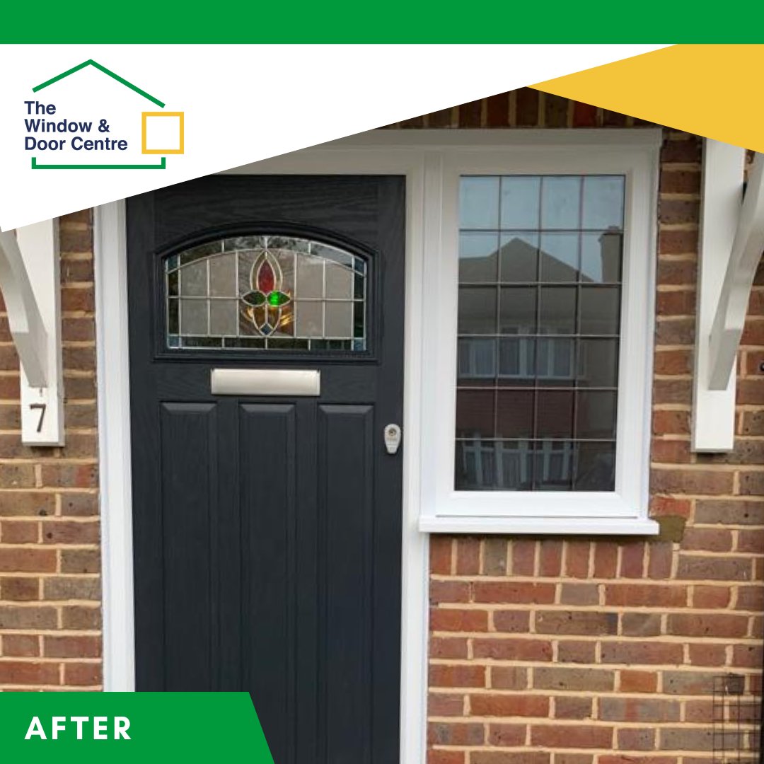 TWCHARROW's tweet image. Recent installation!

The security, energy efficiency and curb appeal of this home was instantly improved with a replacement front door. This is a 1930's style composite door with a pvc window and lead lighting.

#compositedoor #pvcwindows #homerenovation #energyefficiency