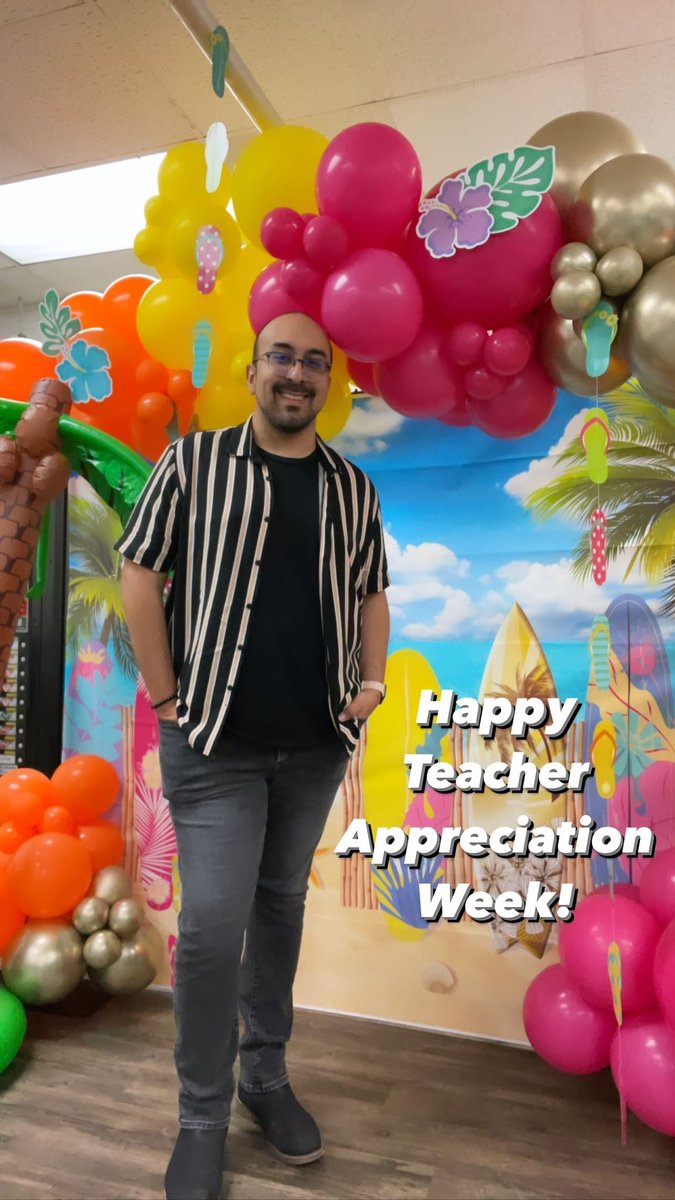 It’s #TeacherAppreciationWeek at Morris MS! Wishing all my fellow teachers an amazing week as we inch closer to summer! 😊🙌🏽 #PISDPride