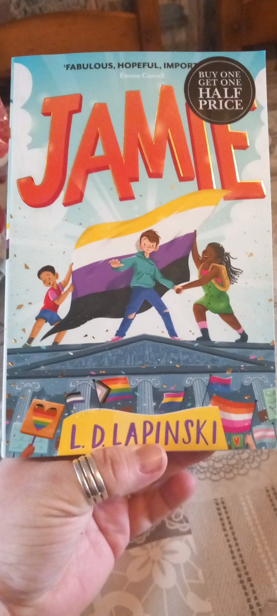 Wow, wasn't expecting to cry so much reading this. Just brilliant, informative, funny, heartwarming and full of hope! 
@ldlapinski what a book!