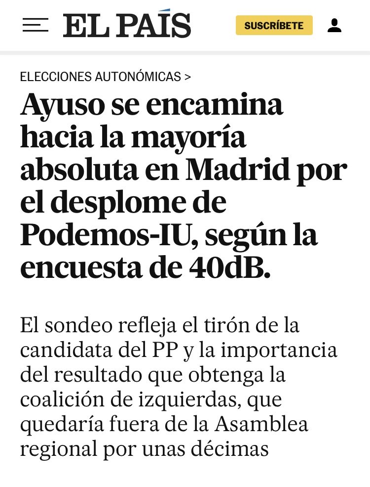 odonelorza2011's tweet photo. Lo terrible del sondeo es que constata que las izquierdas estamos cometiendo errores. No vale acusar a la abstención desmotivada ni a la gente humilde que vota a Ayuso. Iglesias no aprende! https://t.co/9eToKqIpL2