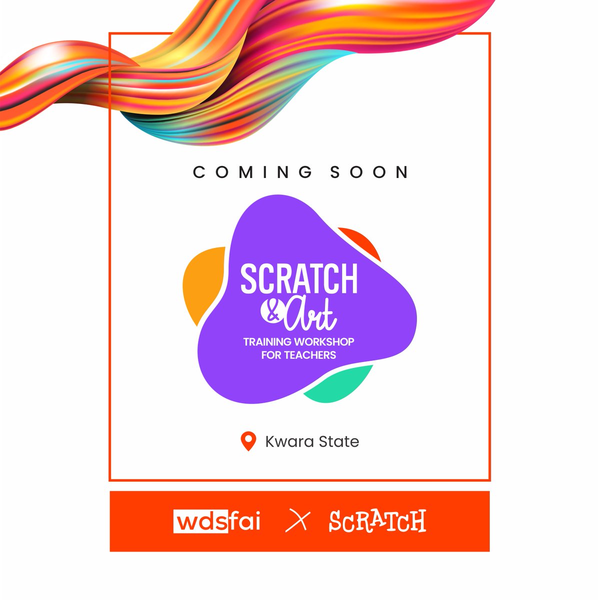 Let's empower ourselves and our students together!  @scratch @ScratchJr 

#ScratchAndArtWorkshop #KwaraTeachers #CreativeCodingForAll #ComingSoon