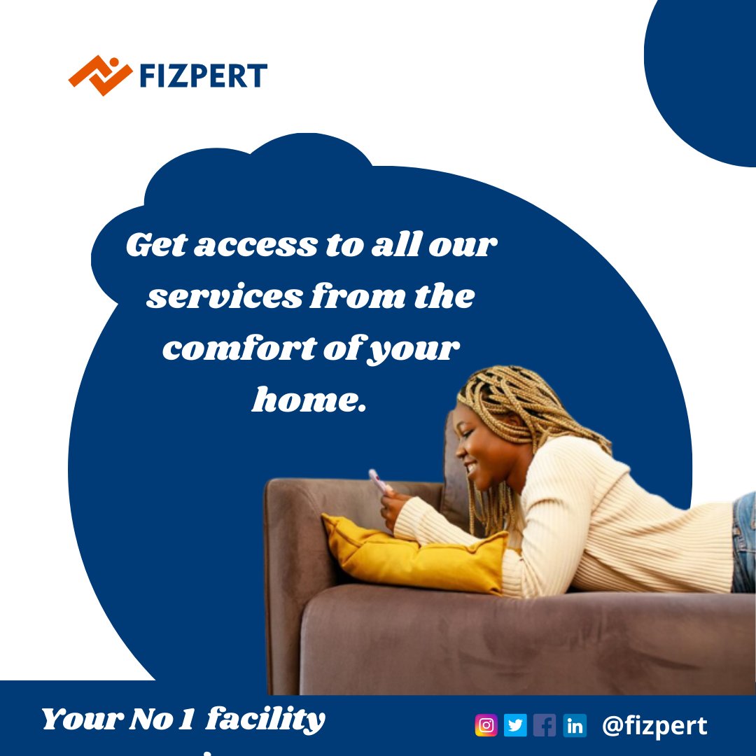 fizpert's tweet photo. Giving comfort to all our users is our priority.

With one tap on your phone, our professionals will be at your door!

Send a mail to partnership@fizpert.com or +2348139737934.

#facilitymanagement #facilitymaintenance #facilityservices #repair #fixing #artisan https://t.co/tkfVcNP46g