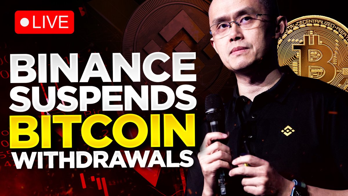 CryptoSavingExp's tweet photo. DAILY #CRYPTO NEWS SHOW - LIVE NOW!🚨

Today's News:
- #Binance Pause #Bitcoin Withdrawals
- Coinbase Address Rumours
- #Meme Coins Continue to Soar
WATCH HERE👇

https://t.co/1HPApjQuSA https://t.co/I9cGSbKvby