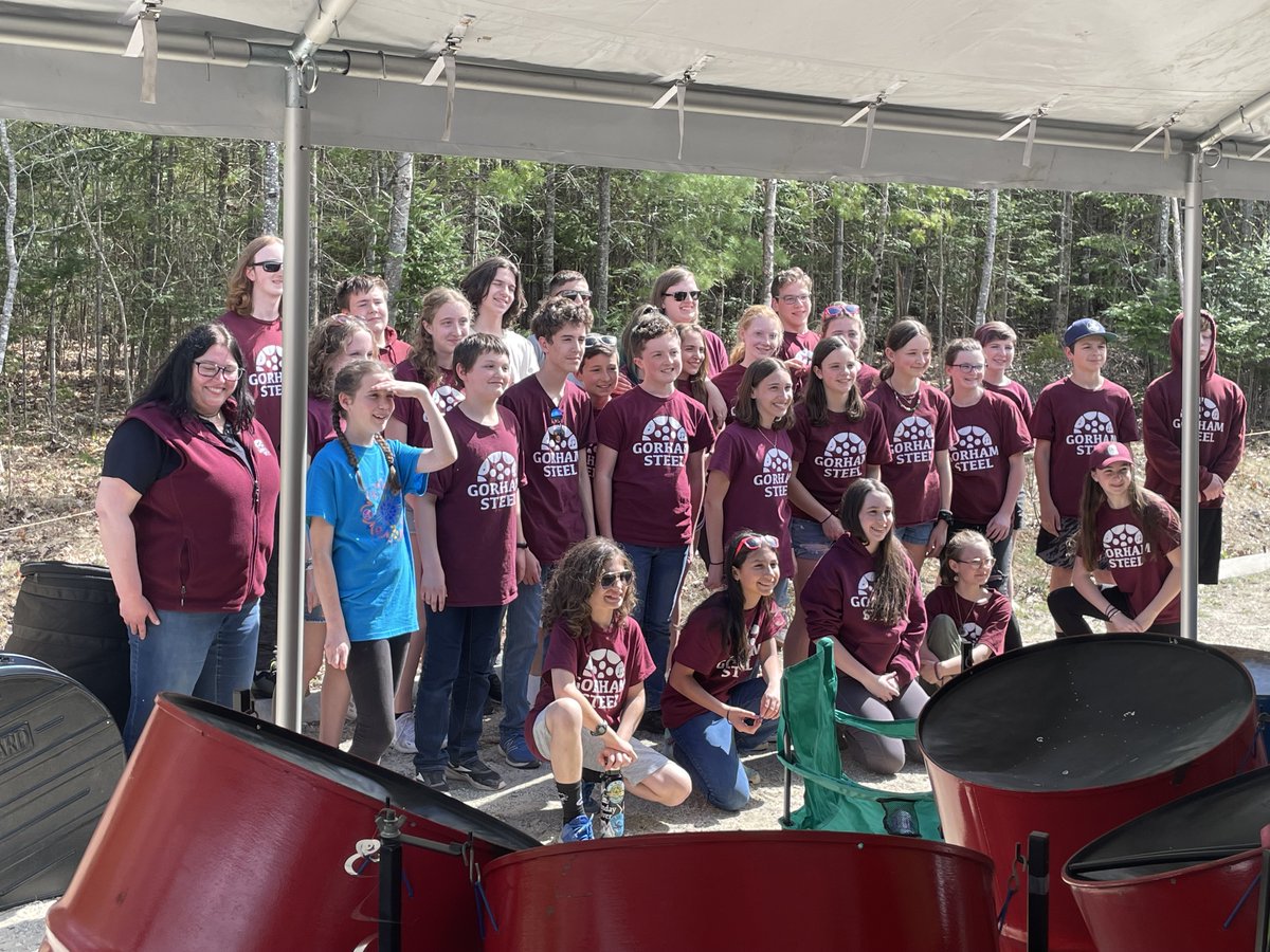 Our Gorham Steel Drum Band performed this past weekend at the Blue Hill Steel Drum Festival and did an awesome job.  GO RAMS!