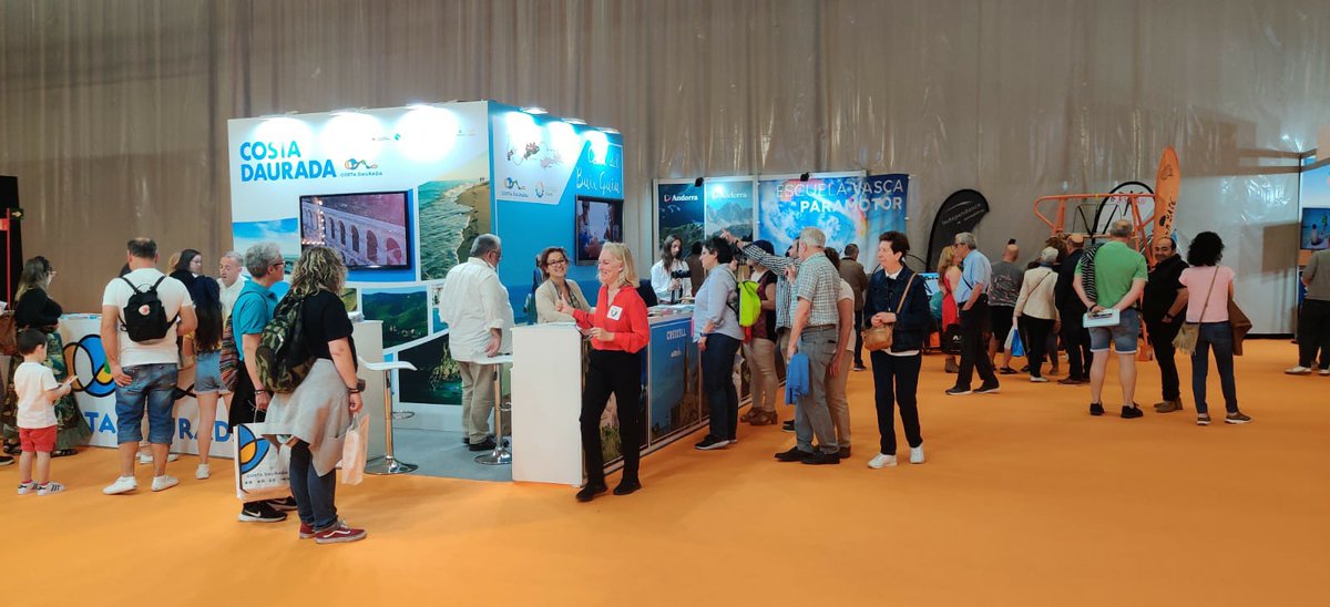 jaumesh5's tweet photo. Aquest cap de setmana ha finalitzat #Expovacaciones la fira de turisme de Bilbao en la que #Altafulla ha estat present amb la marca #CostaBaixGaia. Propera fira, Andorra. https://t.co/SzXKMhPKiU