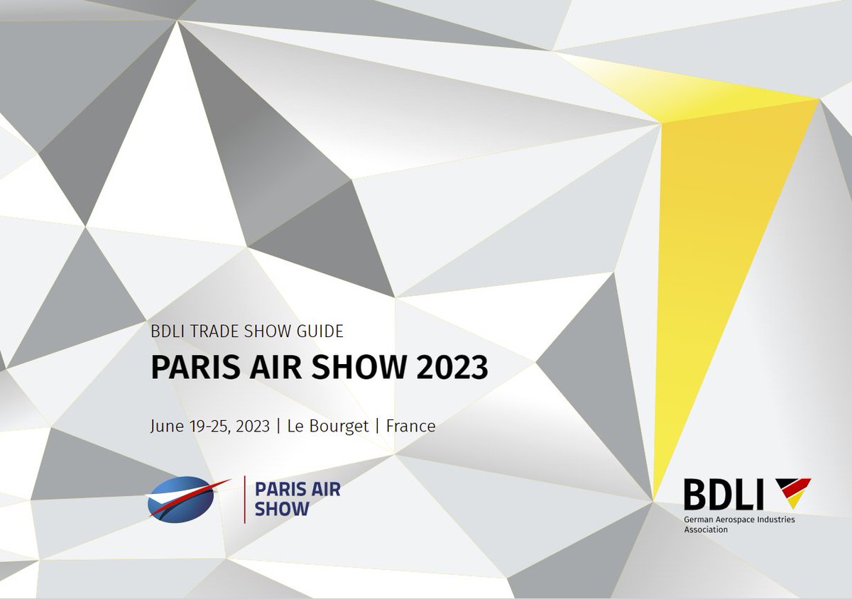 The ⏳ count down is on: in 6️⃣ weeks, 46 exhibitors will showcase “Innovation made in Germany” under the umbrella of the BDLI Pavilion on the occasion of #ParisAirShow. More information 👉bit.ly/parisairshowbd…