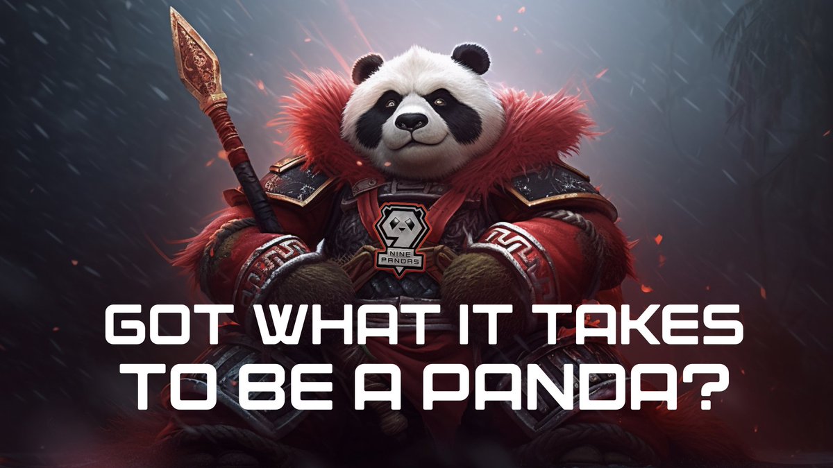 9pandasgg's tweet photo. Know how to reply to another "ramdog" rant? Bold enough to bite an evil genius? DM us, we're looking for social media panda that is not extinct! #Go9Pandas https://t.co/AppA0H0X0D