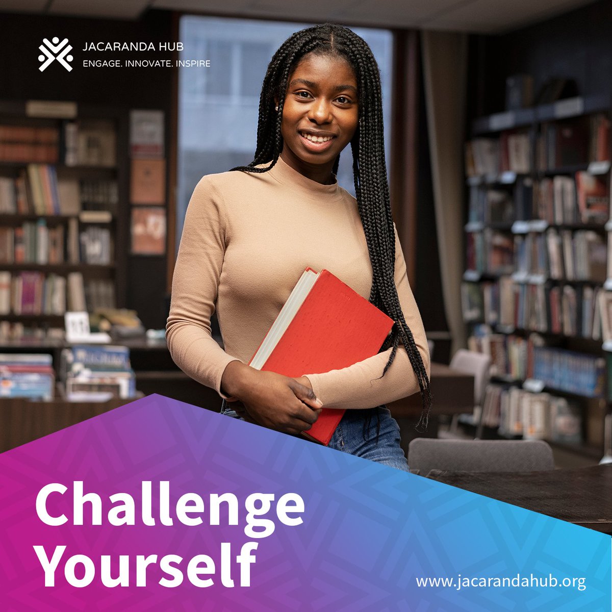 JacarandaHub's tweet photo. Never stop learning! 📚🎓 And guess what? Learning can be fun too!   Challenge yourself to learn a new skill, hobby, or language. Share your   favorite fun and quirky skills you've learned recently in the comments.
#Jhub #innovationhub #skilldevelopment #lifelonglearner https://t.co/f2bpgkcS1k