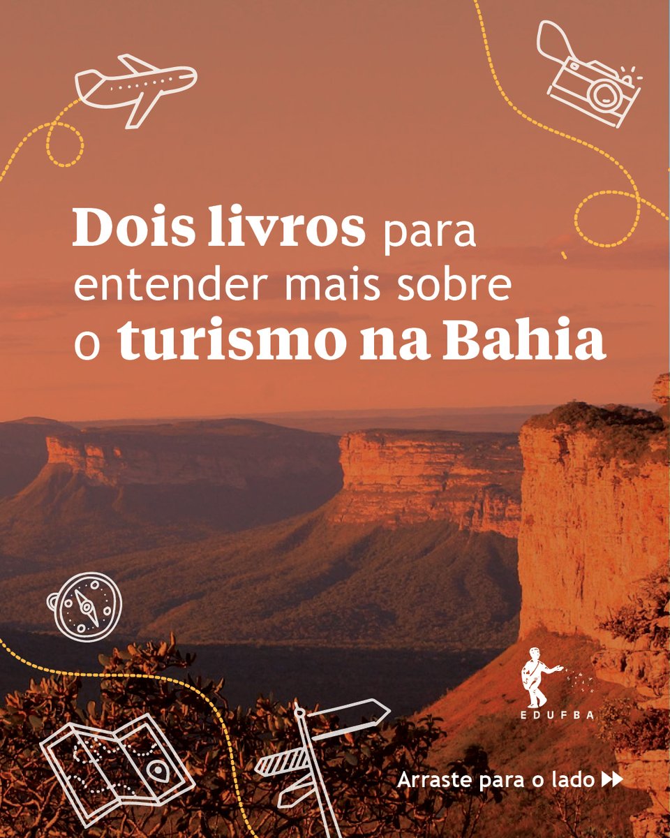 edufba's tweet photo. Sabia que em 8 de maio é comemorado o Dia do Turismo? ✈️

Quer saber mais? Acompanhe essas dicas de leitura que a #Edufba traz sobre o turismo na Bahia.🌳

#diadoturismo #ufba #livros https://t.co/O2bZY5XwoO