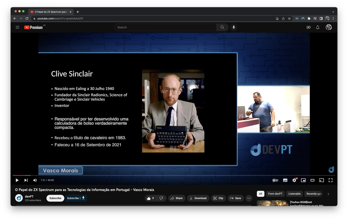Talk "O Papel do ZX Spectrum para as Tecnologias da Informação em Portugal - Vasco Morais"

Vamos explorar sobre esse computador da década 80, como ele funcionava, a relevância histórica dele, e demais curiosidades.

Aprender a computação do passado ajuda a antecipar o futuro