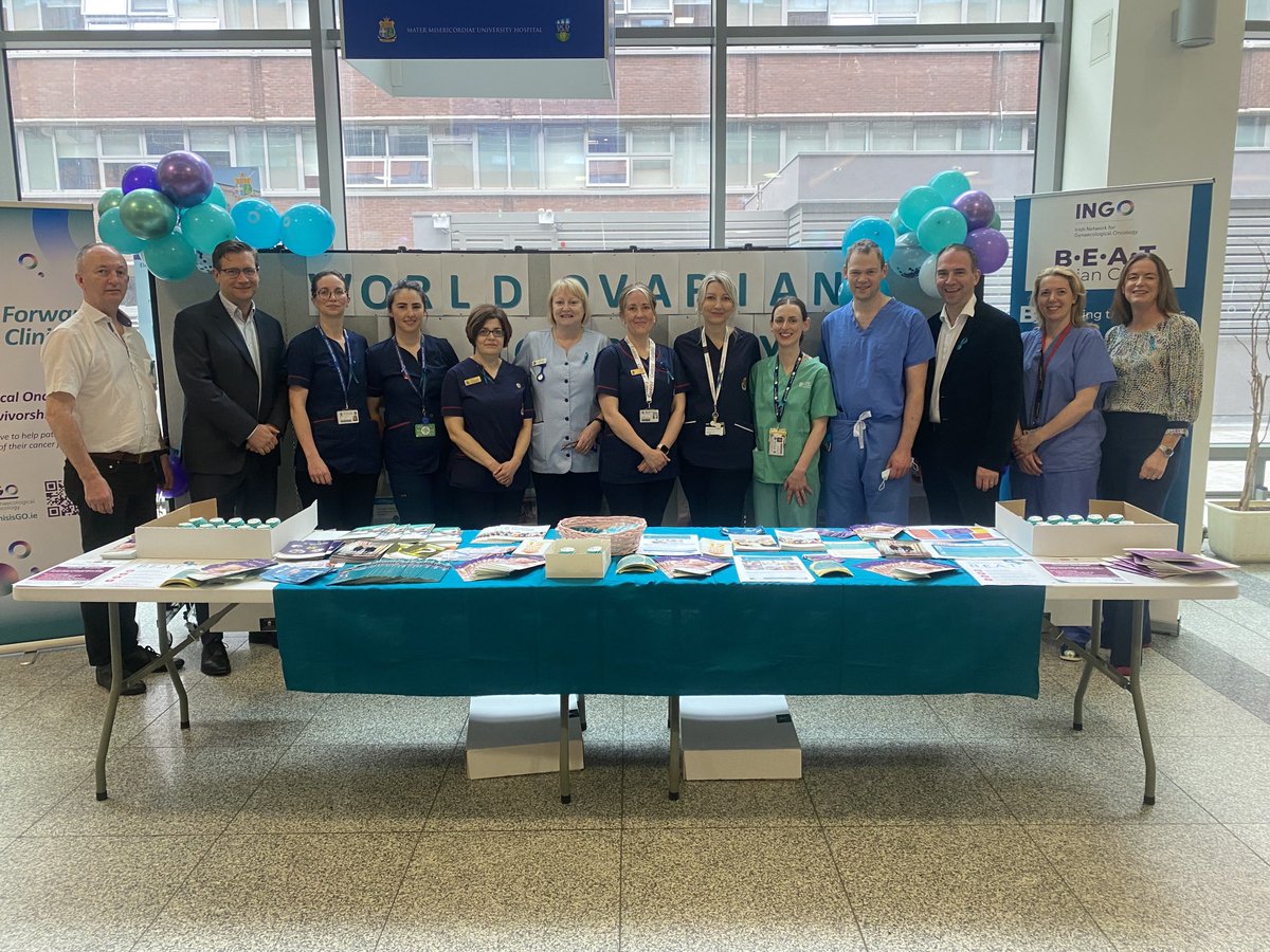 yvonneo_meara's tweet photo. I have just noticed that an esteemed member of the GO team Mr Bill Boyd didn’t make the first cut on #WOCD2023 @MaterCancer This team have worked effortlessly improving QoL and outcome for those impacted by ovarian cancer #nowomenleftbehind know the symptoms know the BEAT https://t.co/YVaMc5lHii