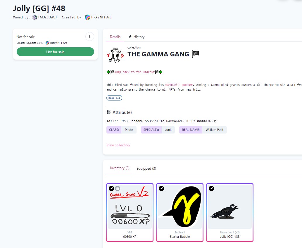 Worlds first parent-parent self-equip! 👀👀
Jolly #33 equiped into Jolly #48

keep exploring with <a href="/Tricky_NFTs/">Tricky NFT Art - RMRK MODULAR NFT Art & Consulting</a>