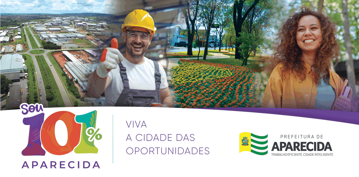 prefeitovilmar's tweet photo. Bom dia, gente! Começou a semana do aniversário de Aparecida e estamos preparando uma grande festa para celebrar os 101 anos da nossa cidade na quinta-feira (11). Você é meu convidado especial para o desfile, o corte do bolo de 101 metros, a missa campal e o Aparecida é Show.❤️🎉 https://t.co/suQ00JdXGb