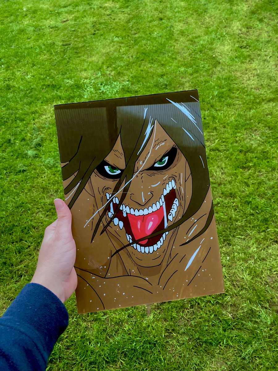 #SNK 

Parce que ça faisait longtemps que j’avais pas posté mes peinture ici