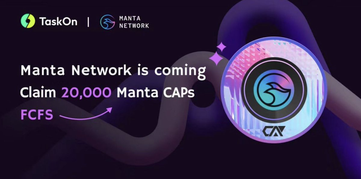 MantaItalia's tweet photo. 🤝TaskOn x Manta: Ecosystem Partnership!

La piattaforma Web3 di nuova generazione @taskonxyz è entrata a far parte di @MantaNetwork come Ecosystem Partner! 🔐

In palio 20k Manta CAPs in vista del rilascio ed airdrop del token di TaskOn! (FCFS!)👇

https://t.co/2lsynh0ieG https://t.co/WbQnN70eNj