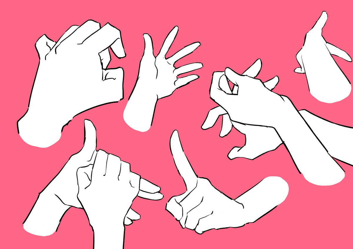 pink background simple background disembodied limb pointing index finger raised general  illustration images