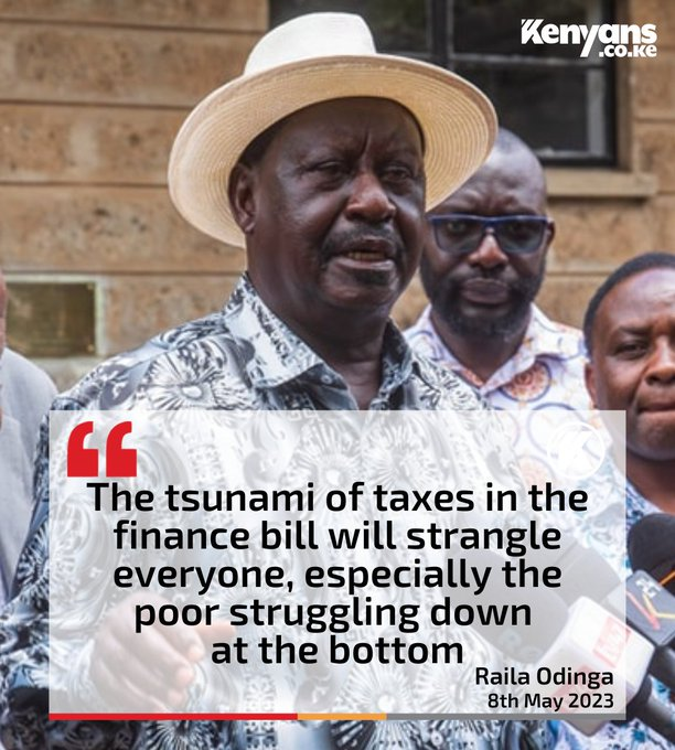 HDonness's tweet photo. Finally Raila Odinga has come back to his senses and made some sense. Kudos  babaman on this Finance bill issue. You have won a few hearts today. Including mine. But kura nayo  huioni ng'o!😂😂
Omosh/The Rock/Jules/NSSF #KiambuIntriguesExposed #MothersDay2023 https://t.co/USdbf3FAKR