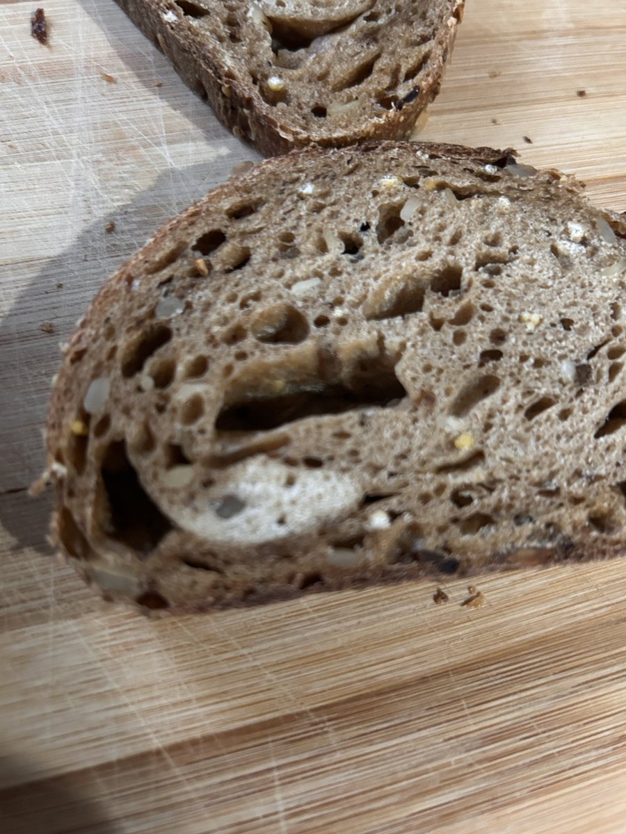 BeatriceFerri's tweet photo. Lately there are pieces of unknown nature in @marksandspencer’s sourdough. I’ve found those in several rolls in the past 3 weeks https://t.co/5mdej64CMW