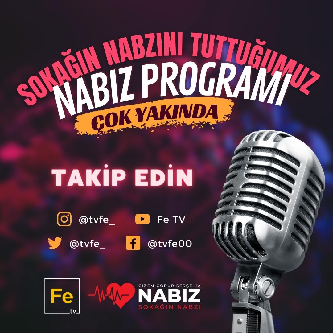 tvfe_'s tweet photo. Sokağın nabzını tutacağımız Nabız programı çok yakında Fe TV'de.
#fetv #tvfe https://t.co/EwmnBRdfs6